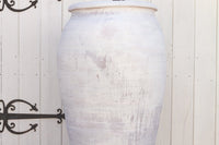 Large White Greek Clay Planter