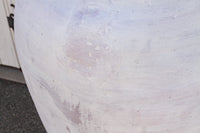 Large White Greek Clay Planter