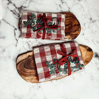 Holiday Charcuterie & Tartan Towel Set (2 Styles)