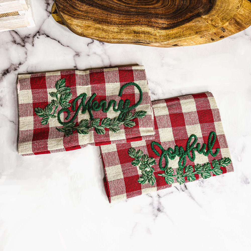 Holiday Charcuterie & Tartan Towel Set (2 Styles)