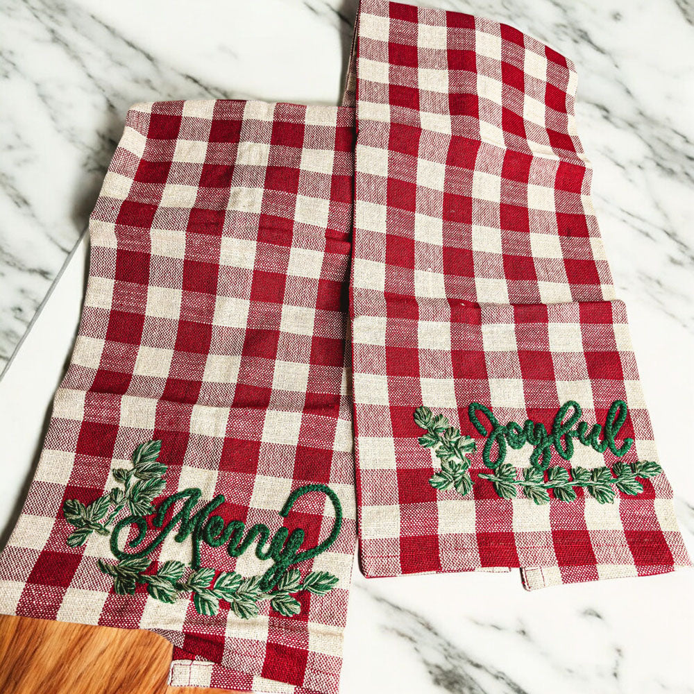 Holiday Charcuterie & Tartan Towel Set (2 Styles)