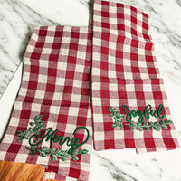 Holiday Charcuterie & Tartan Towel Set (2 Styles)