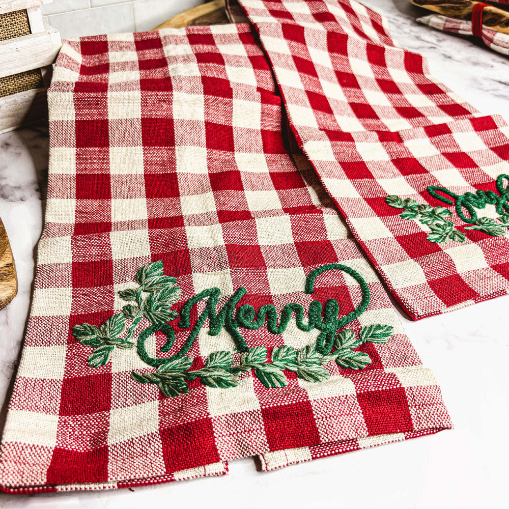 Holiday Charcuterie & Tartan Towel Set (2 Styles)