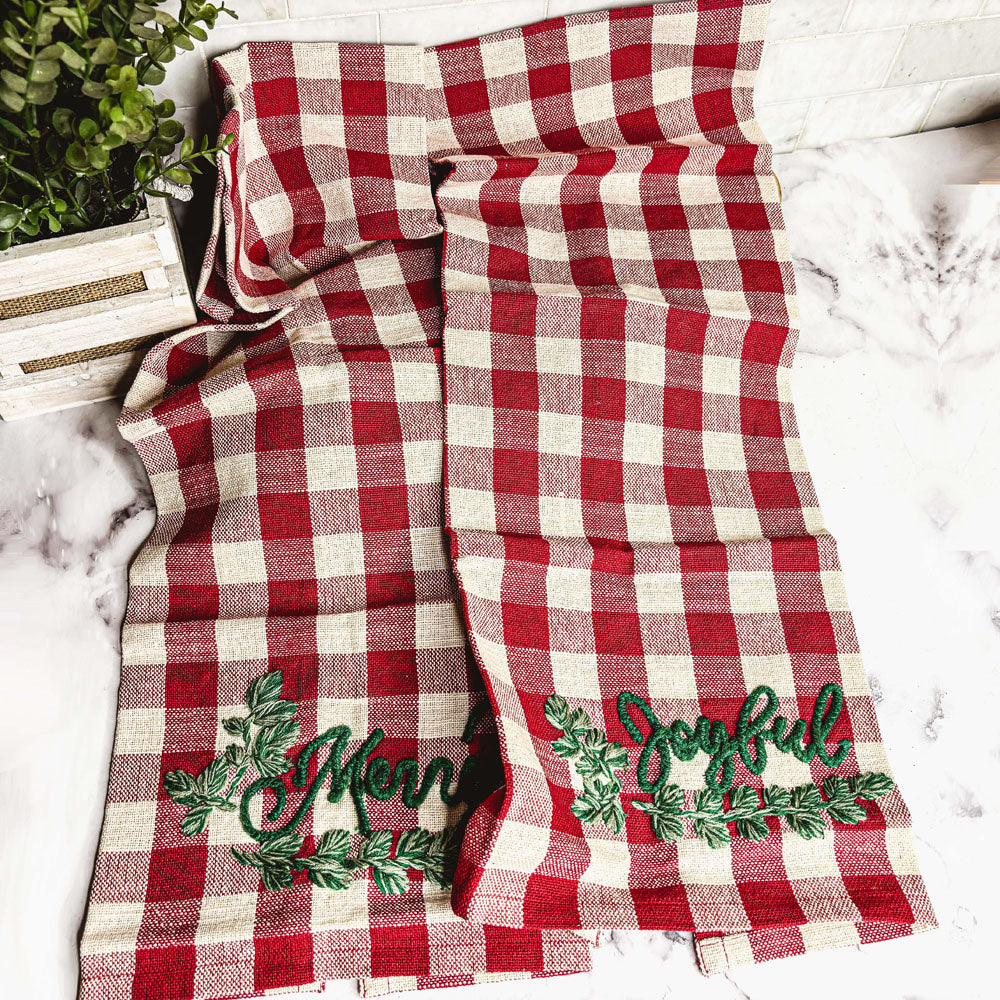 Holiday Charcuterie & Tartan Towel Set (2 Styles)