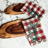Holiday Charcuterie & Tartan Towel Set (2 Styles)