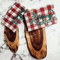 Holiday Charcuterie & Tartan Towel Set (2 Styles)