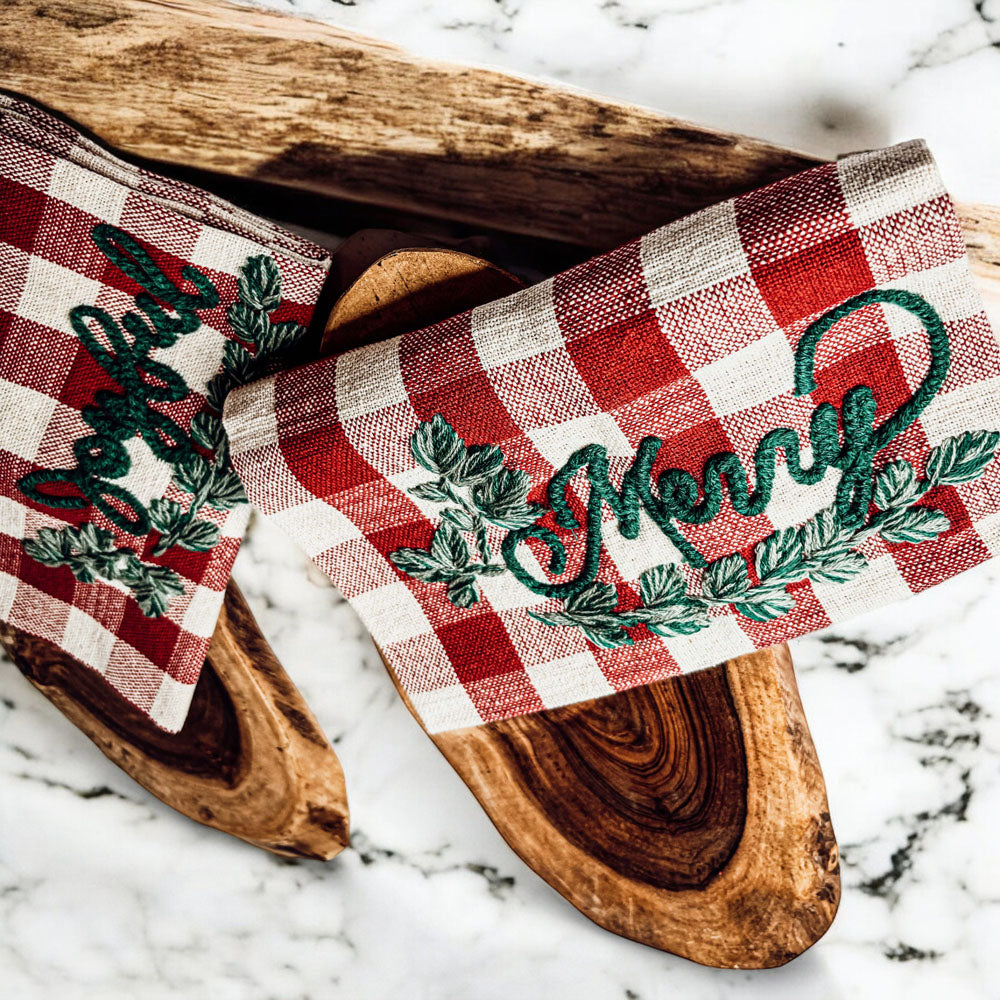 Holiday Charcuterie & Tartan Towel Set (2 Styles)