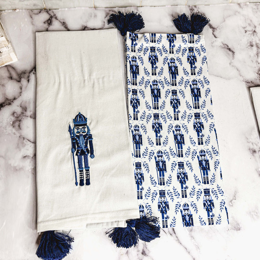 Nutcracker Tea Towel Blue (2 Styles)
