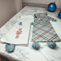 Pink Nutcracker Tea Towel (2 Tassel Color Options)