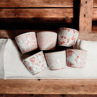 Mini Pink Cachepots (Various Prints)