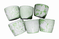Mini Green Cachepots (Various Prints)