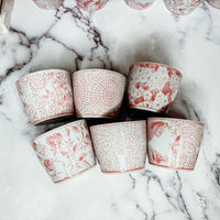 Mini Pink Cachepots (Various Prints)