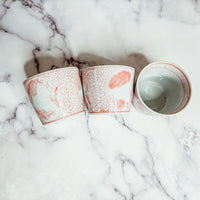 Mini Pink Cachepots (Various Prints)