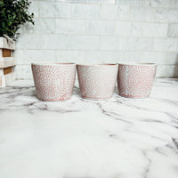 Mini Pink Cachepots (Various Prints)