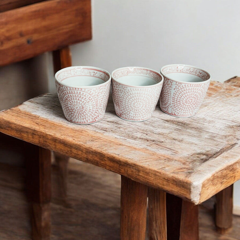 Mini Pink Cachepots (Various Prints)