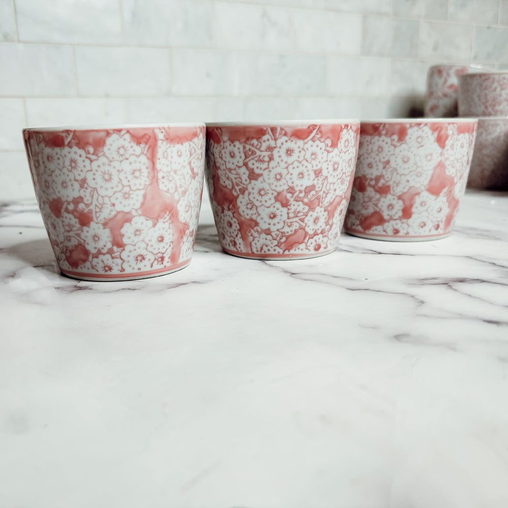 Mini Pink Cachepots (Various Prints)