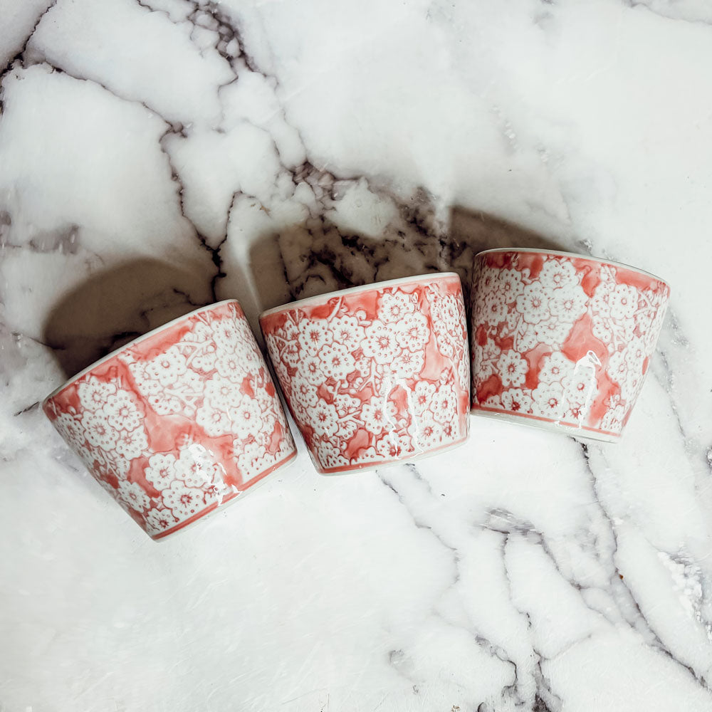 Mini Pink Cachepots (Various Prints)