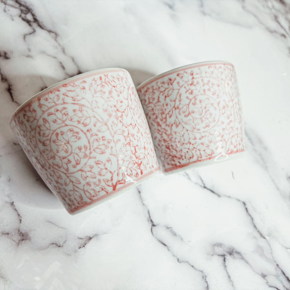 Mini Pink Cachepots (Various Prints)