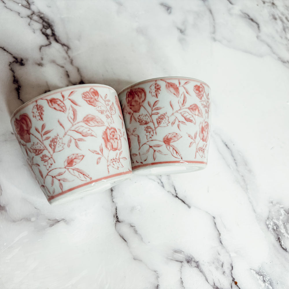 Mini Pink Cachepots (Various Prints)