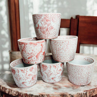 Mini Pink Cachepots (Various Prints)