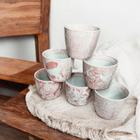 Mini Pink Cachepots (Various Prints)
