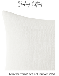 Peter Dunham Fez Pillow Cover in Green Indigo, Indoor Outdoor (Various Sizes)