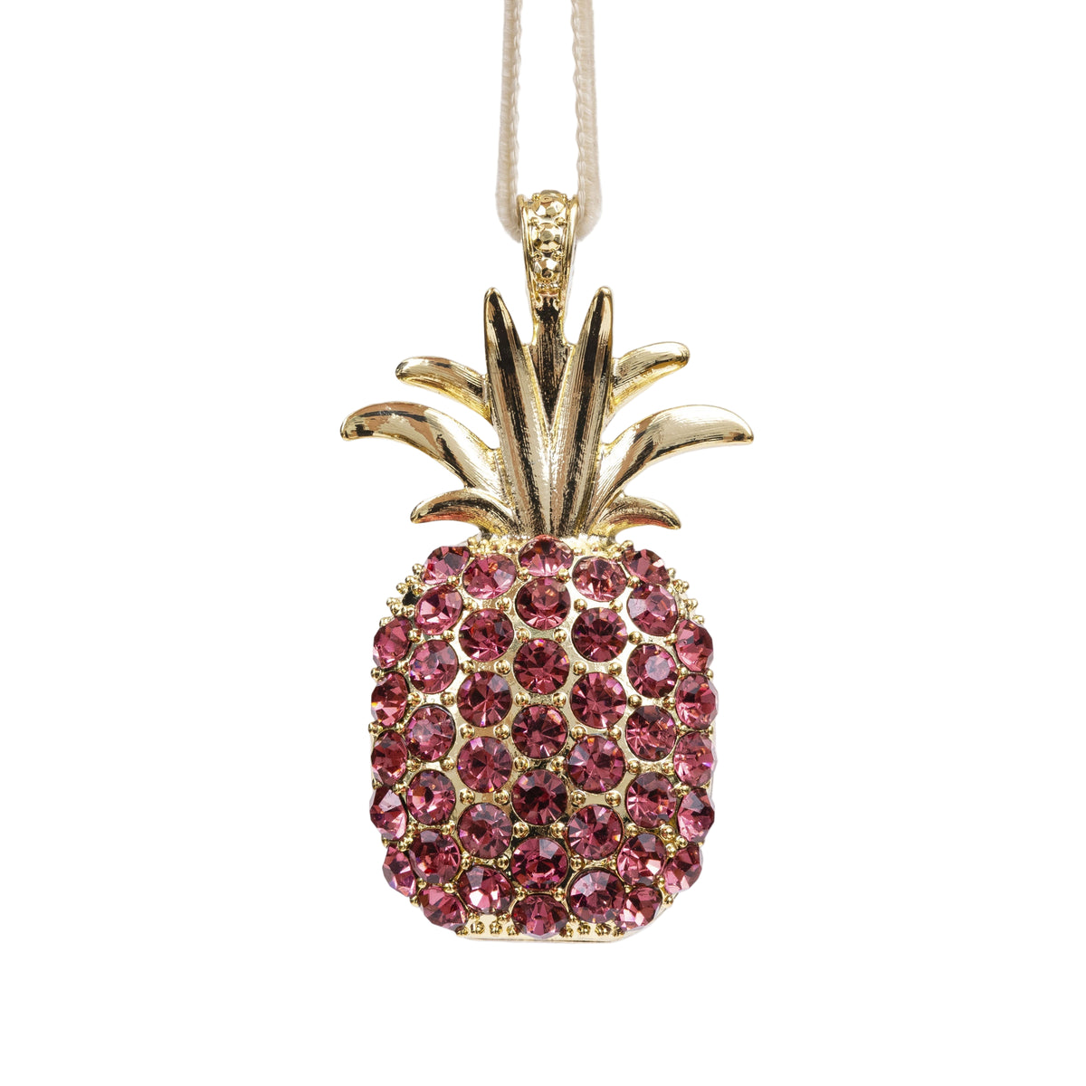 Pineapple Hanging Ornament, Rose