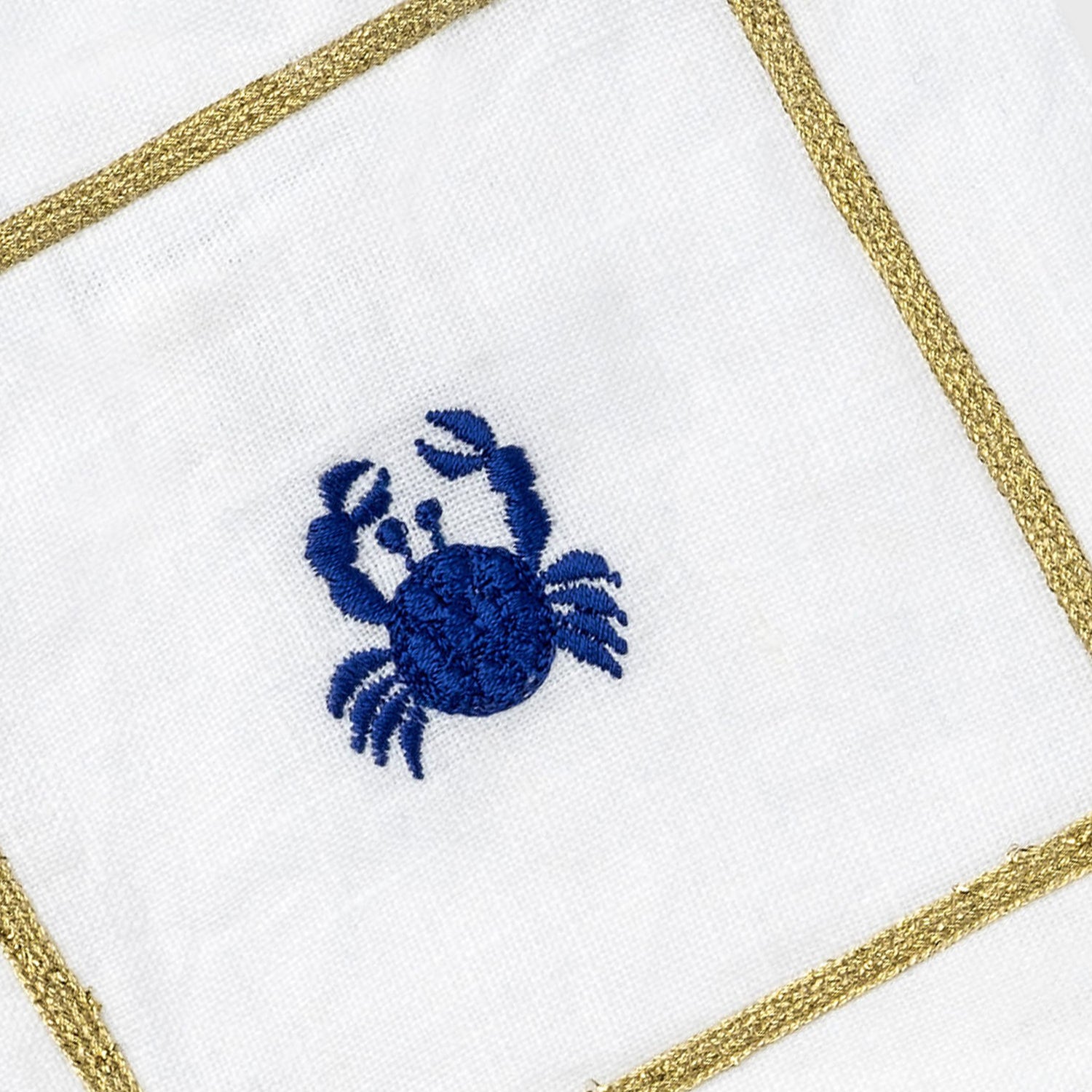 Crab Cocktail Napkins – Set of 4