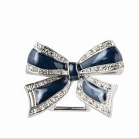 Enamel Bow Placecard Holders – Navy (Set of 4)