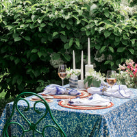 Damask Print Tablecloth – Blue