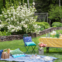 Damask Print Tablecloth – Yellow