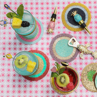 Pink Dot Print Tablecloth – 100% Cotton