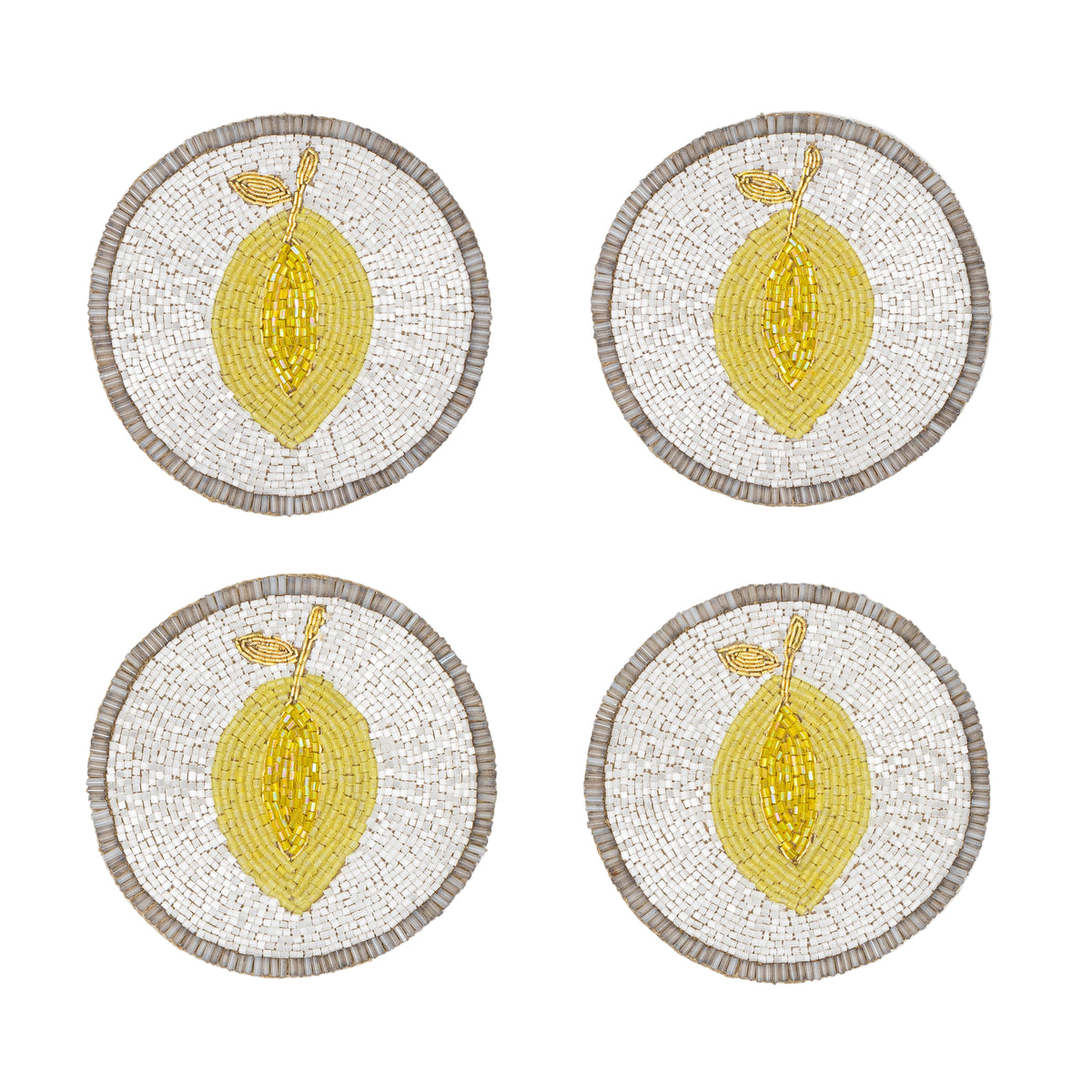 Lemon Coasters – Set of 4