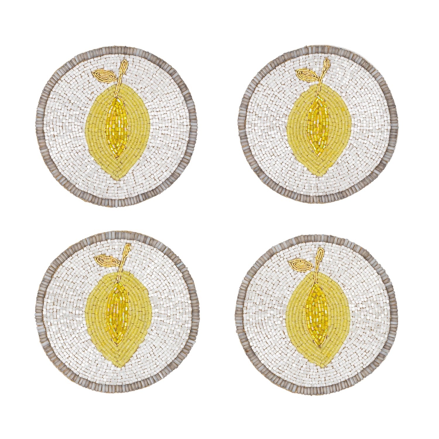 Lemon Coasters – Set of 4