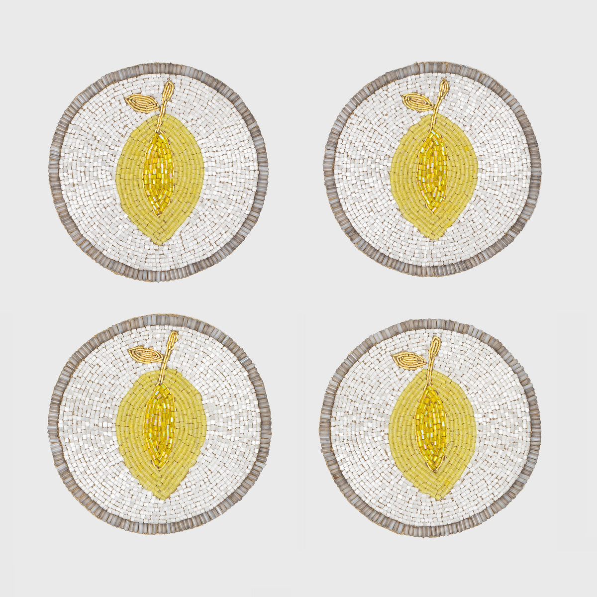 Lemon Coasters – Set of 4