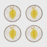 Lemon Coasters – Set of 4