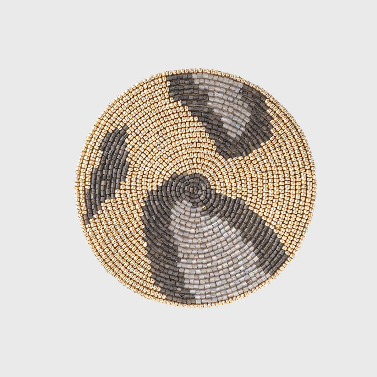 Animal Pattern Coasters – Gold (Set of 4)