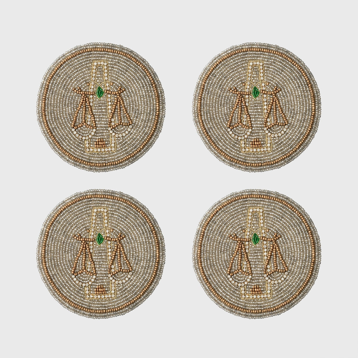 Libra Coasters – Set of 4