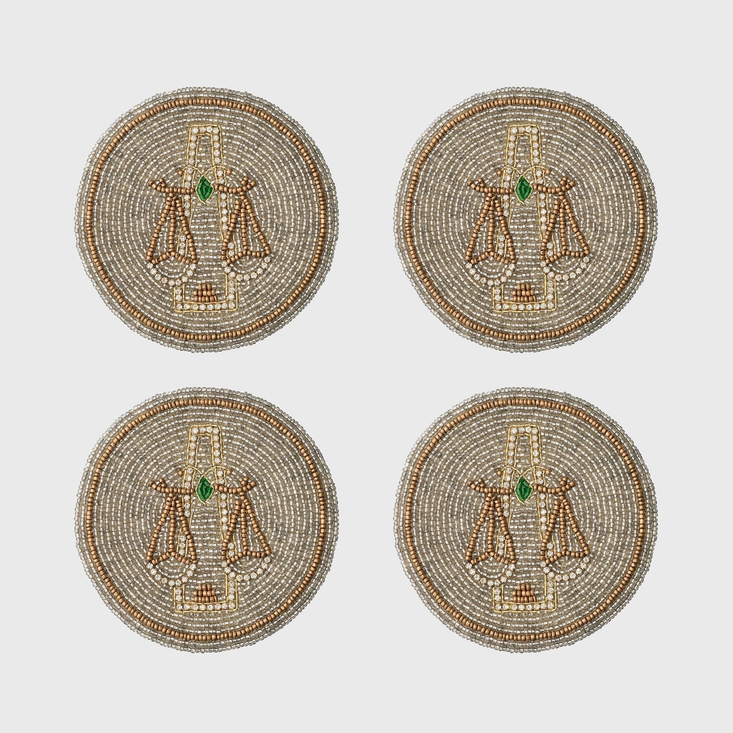 Libra Coasters – Set of 4