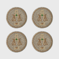 Libra Coasters – Set of 4