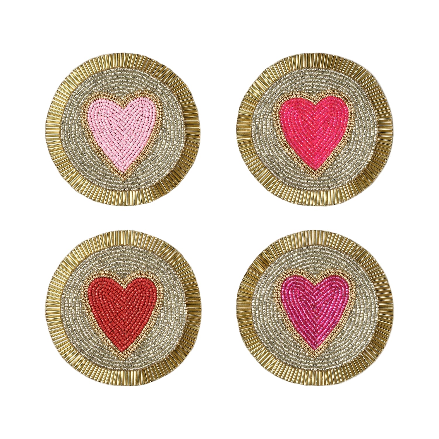 Heart Coasters – Set of 4