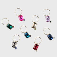 Cocktail Party Set – Single Gem Picks &amp; Wine Charms