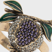 Pomegranate Skinny Napkin Rings (Set of 4)