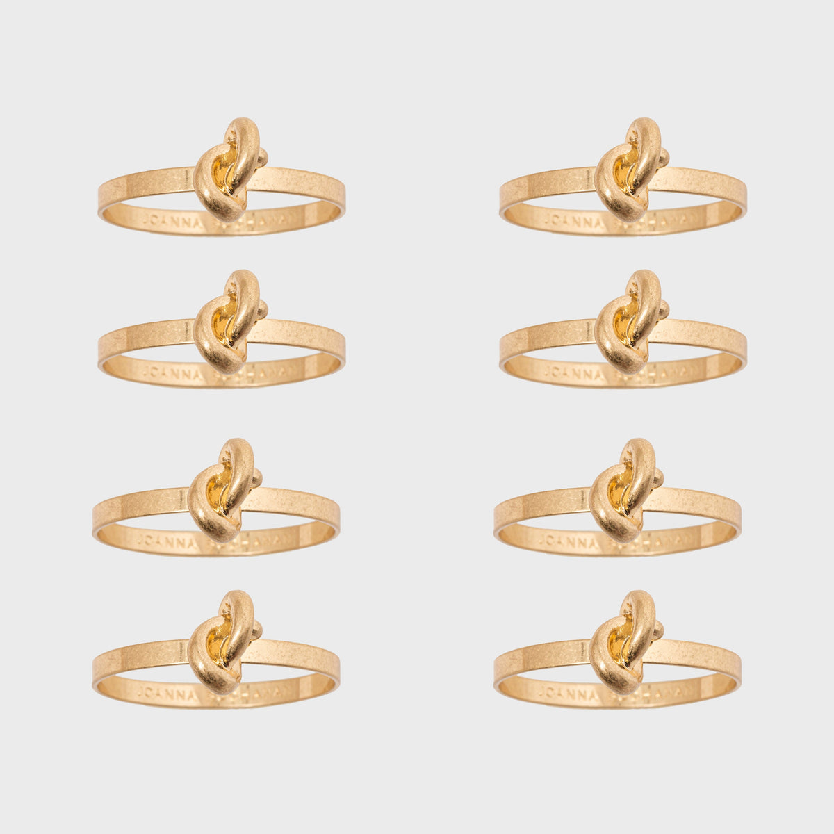 Knot Napkin Rings (Set of 8)
