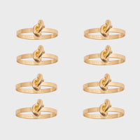Knot Napkin Rings (Set of 8)
