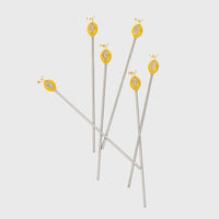 Lemon Swizzle Sticks – Set of 6