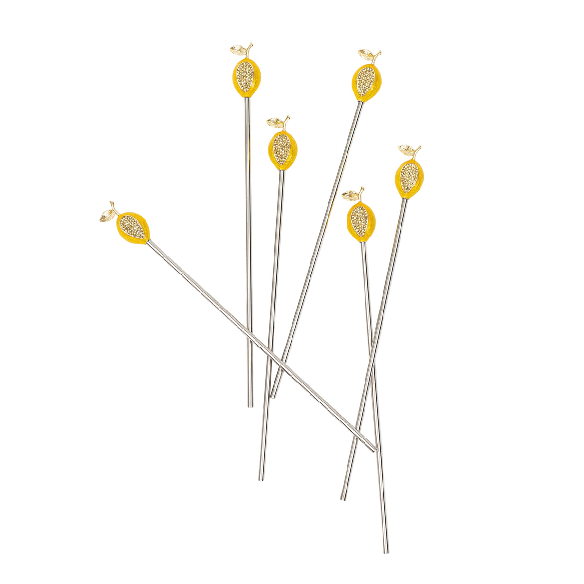 Lemon Swizzle Sticks – Set of 6