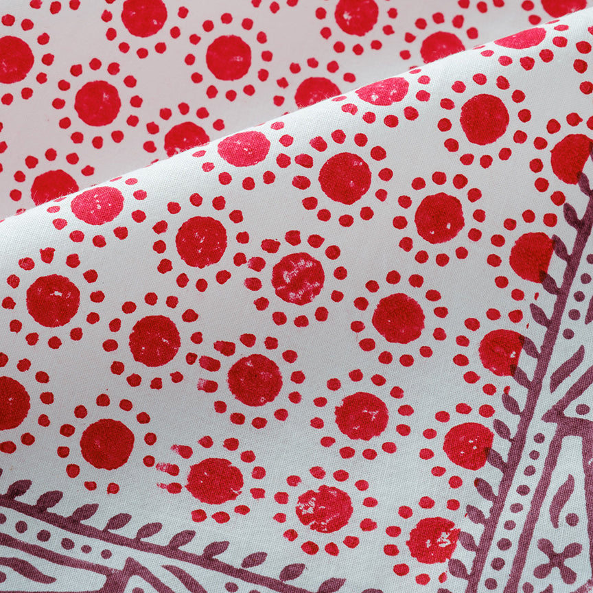 Dot Print Tablecloth – Red