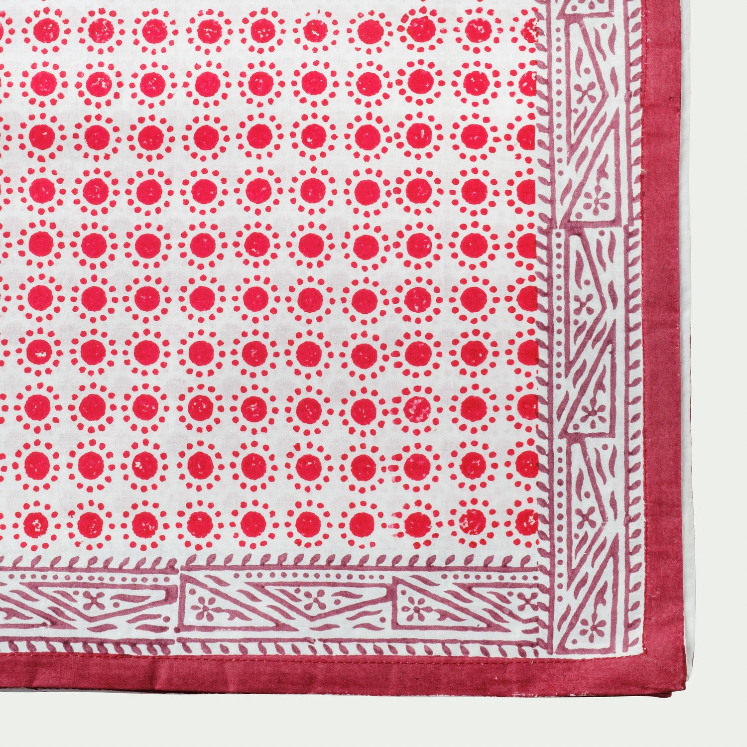 Dot Print Tablecloth – Red