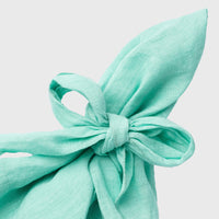 Bow Linen Napkins – Mint (Set of 2)